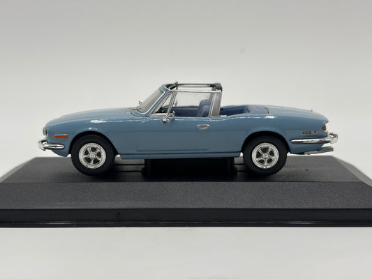 1/43 1970 Triumph Stag MK1 - Wedgewood Blue | Corgi Vanguards | Model Car