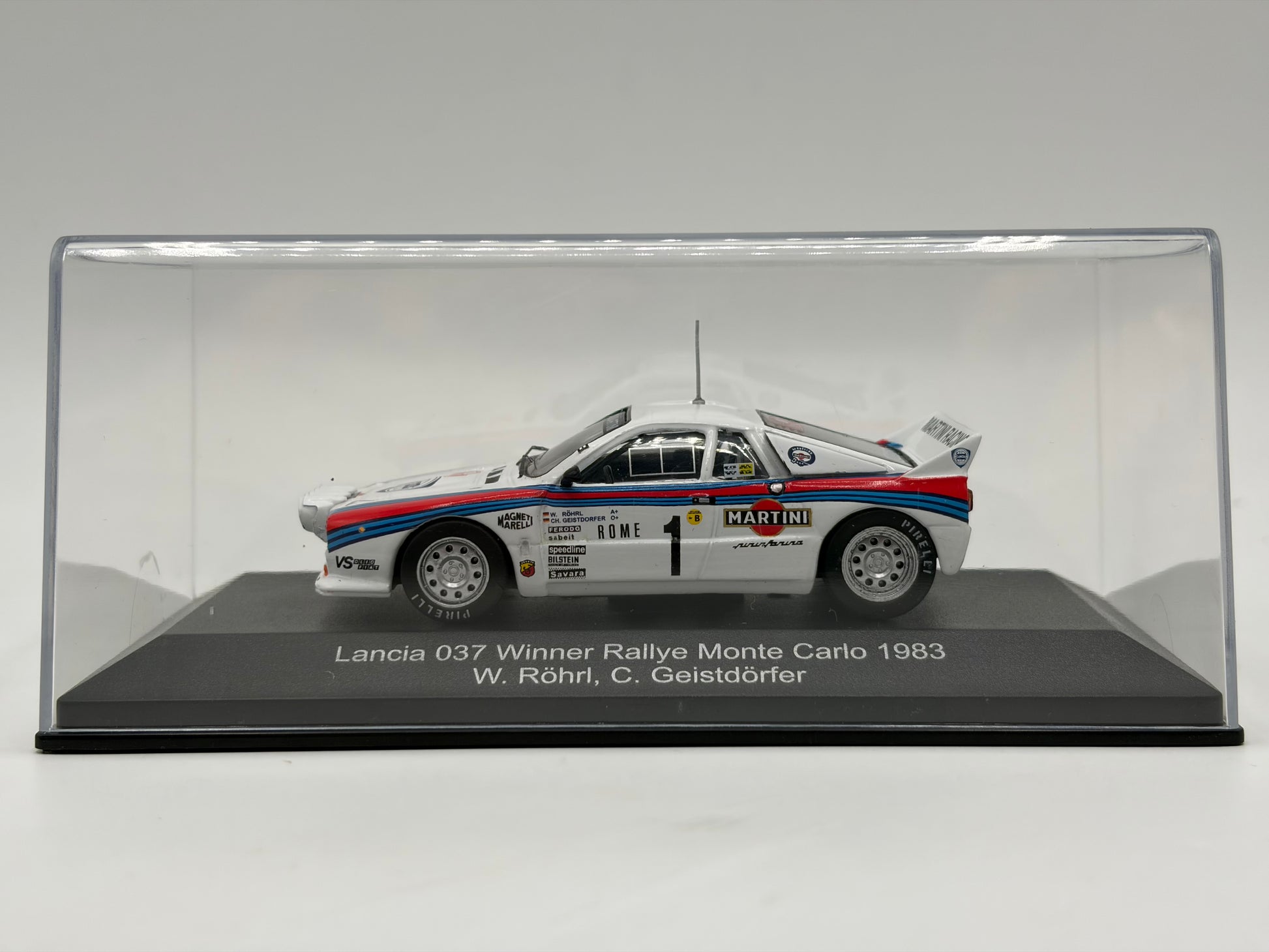 1/43 1983 Lancia 037 - Monte Carlo Rally - Rohrl / Geistdorfer - CMR | Model Rally Car