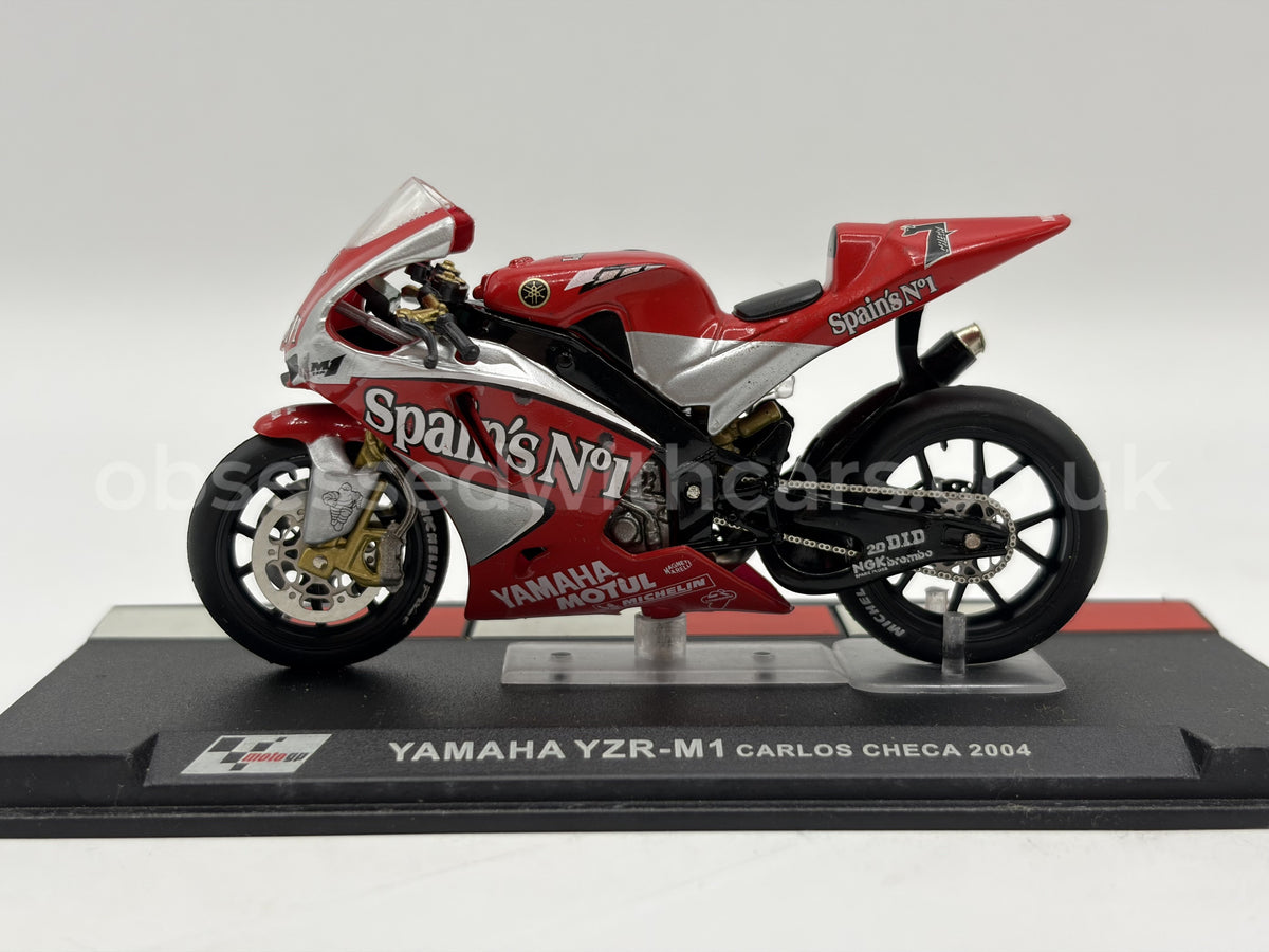 1/24 2004 Yamaha YZR-M1 - Carlos Checa | Racing Bike Model