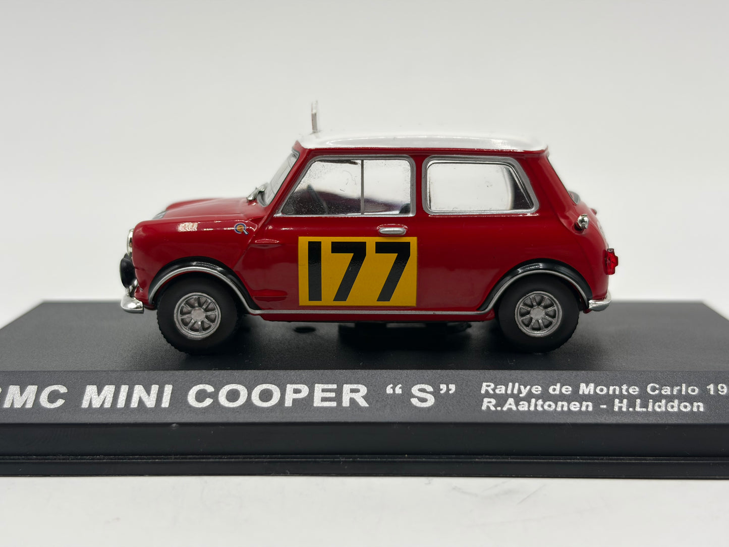 1/43 1967 BMC Mini Cooper S - Monte Carlo Rally - Aaltonen / Liddon | Model Rally Car