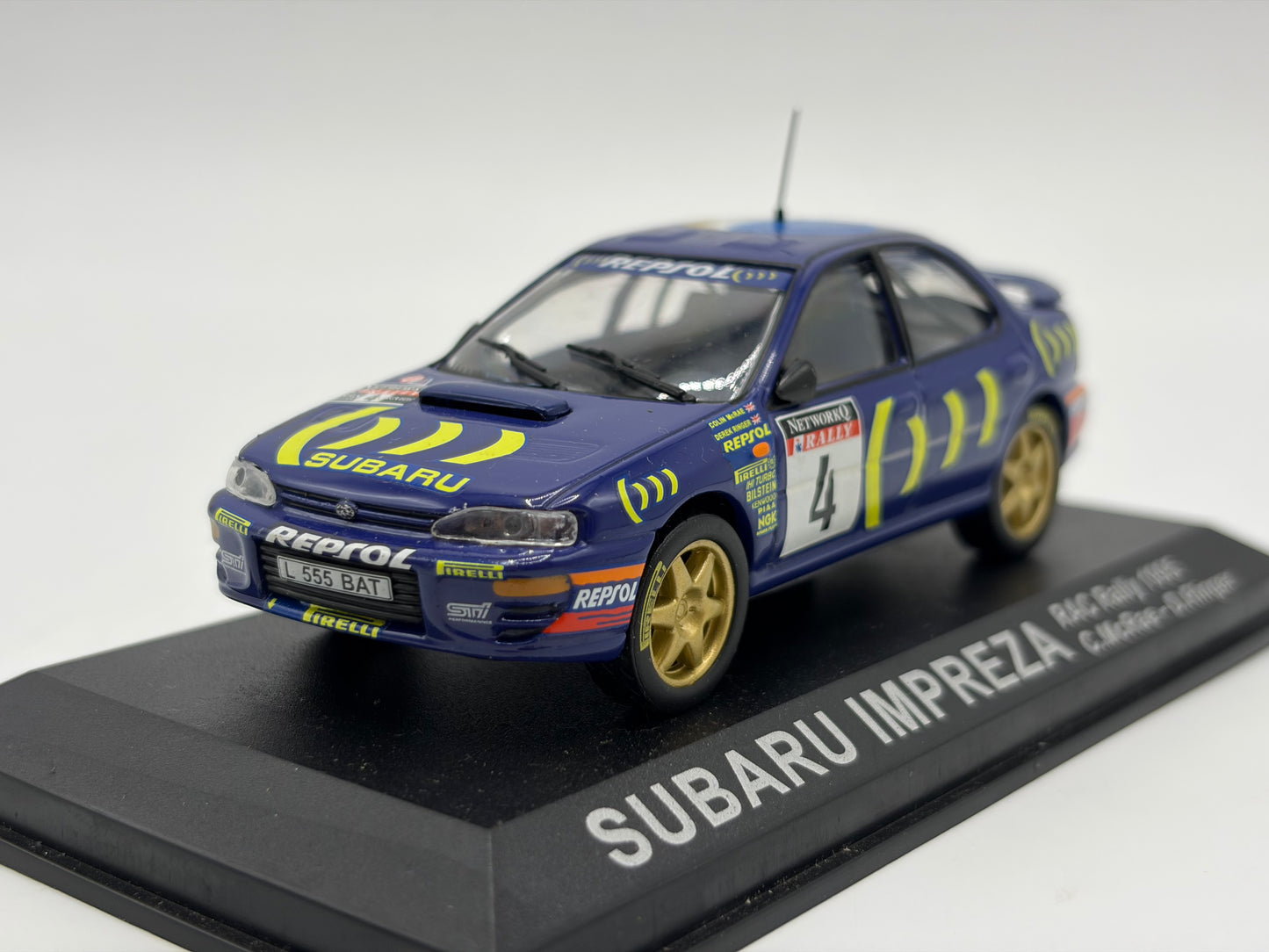 1/43 1995 Subaru Impreza - RAC Rally - McRae / Ringer | Model Rally Car