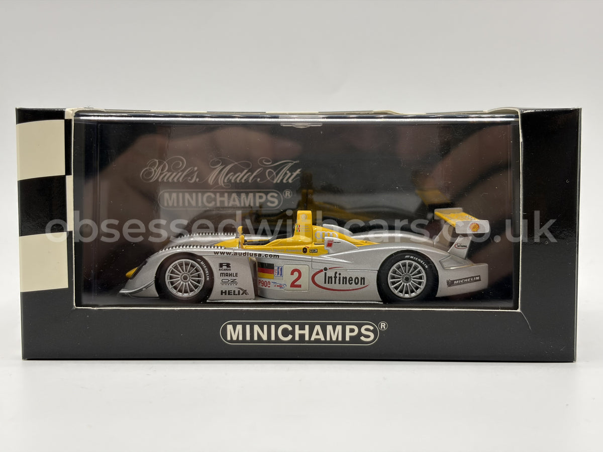 1/43 2002 Infineon Audi R8 - Capello / Herbert / Pescatori - Minichamps | Model Le Mans Car