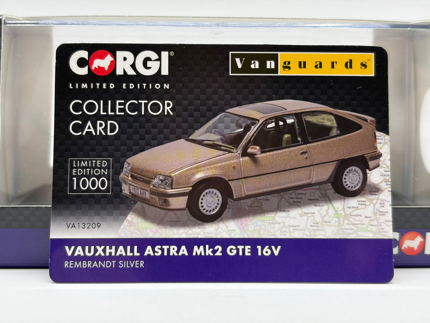 1/43 1990 Vauxhall Astra MK2 GTE 16V - Rembrandt Silver - Corgi Vanguards | Model Car