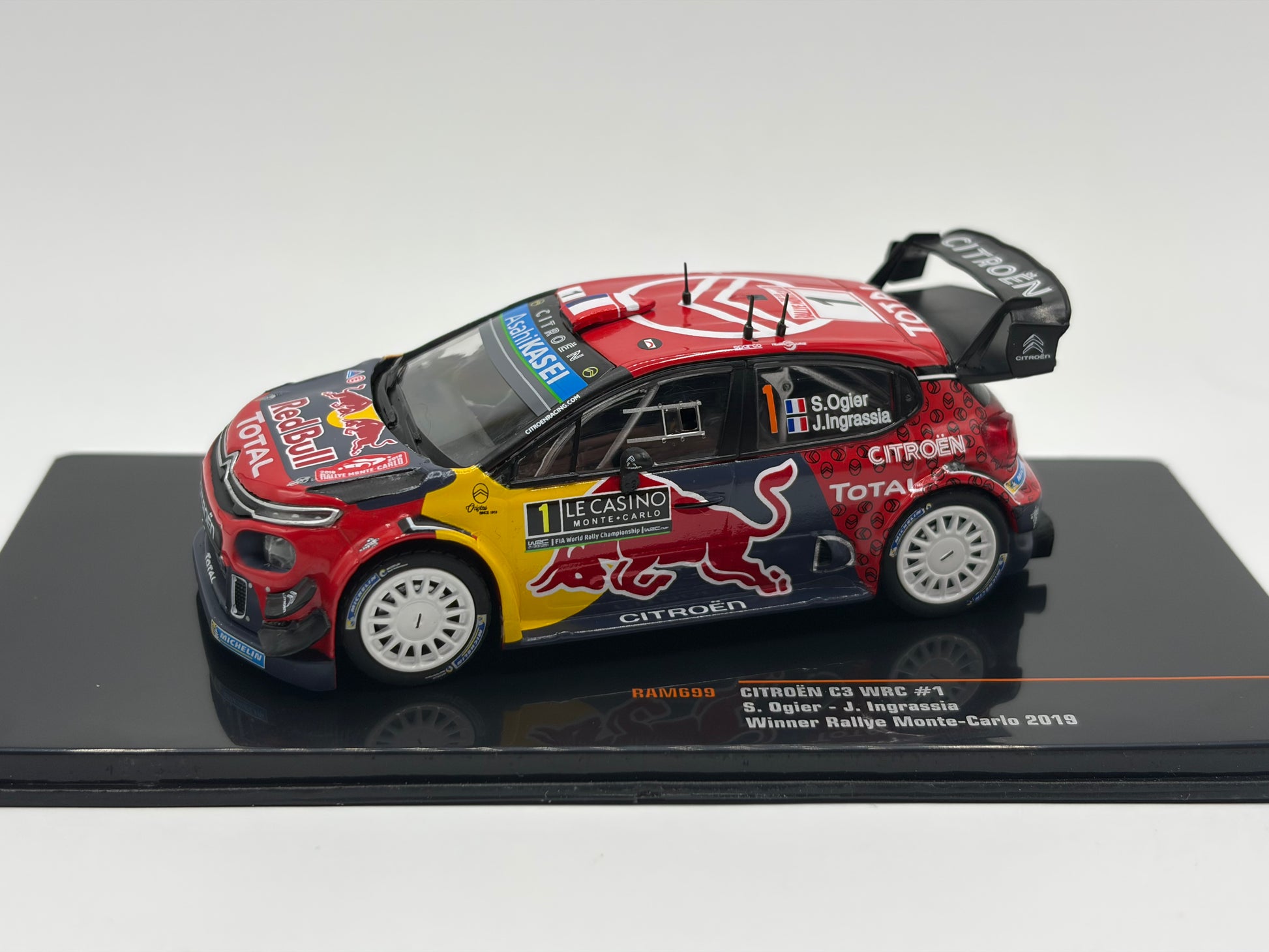 1/43 2019 Citroen C3 WRC - Monte Carlo Rally - Ogier / Ingrassia | Model Rally Car