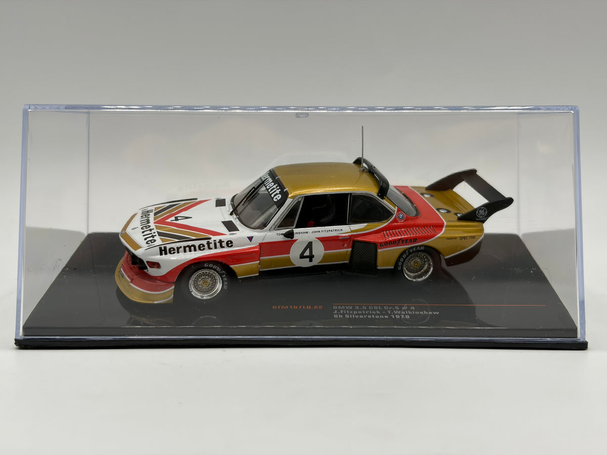 1/43 1976 BMW 3.5 CSL Gr.5 - 6h Silverstone - Fitzpatrick / Walkinshaw | Model Car