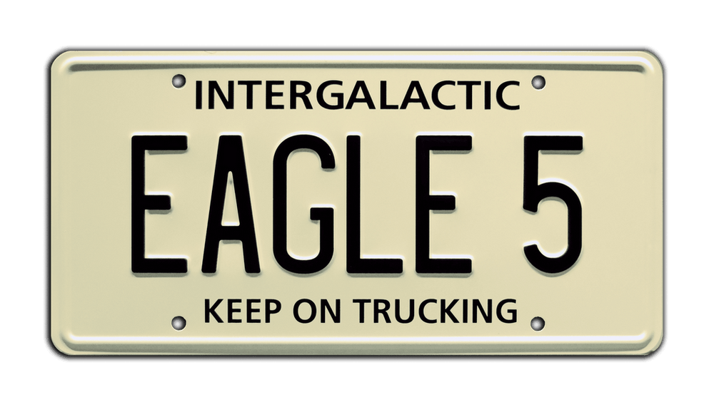 EAGLE 5 - Spaceballs - Eagle 5 Winnebago | License Plate