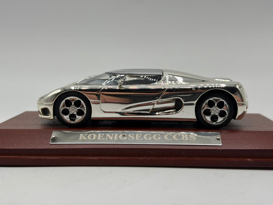 1/43 2002 Koenigsegg CC8S - Chrome | Model Car