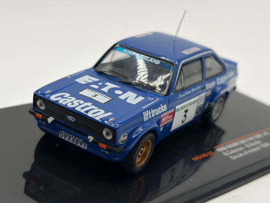 1/43 1980 Ford Escort MK2 RS1800 - Circuit of Ireland - Billy Coleman / Brendan Neville | Model Rally Car
