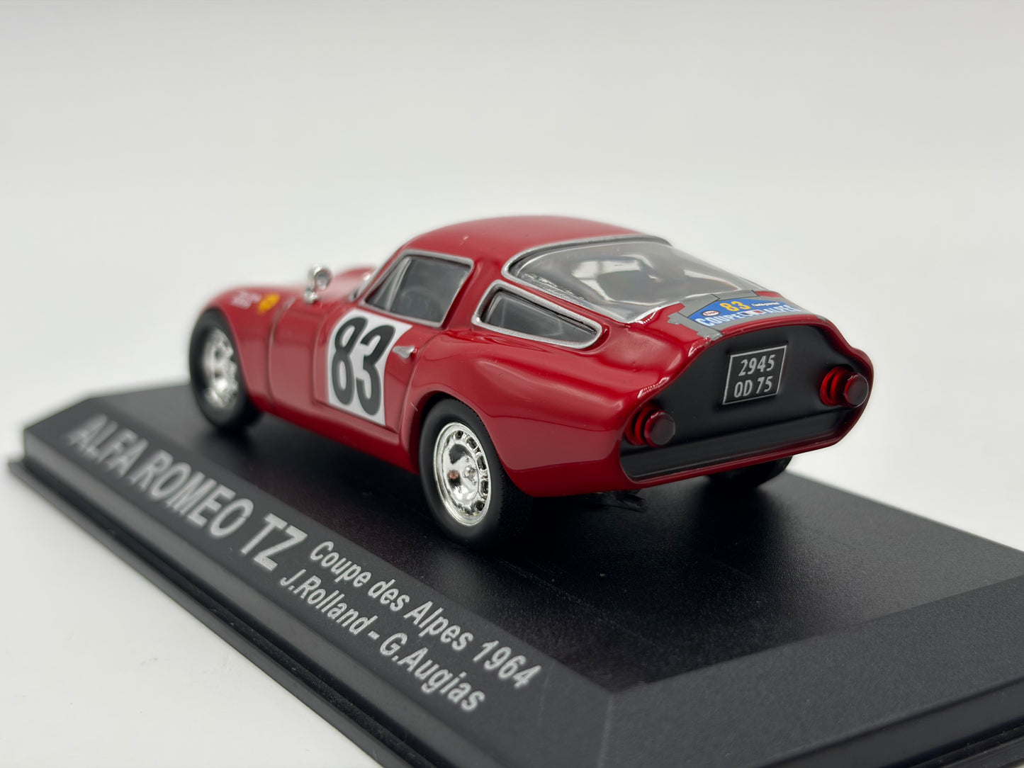 1/43 1964 Alfa Romeo TZ - Coupe des Alpes - Rolland / Augias | Model Rally Car