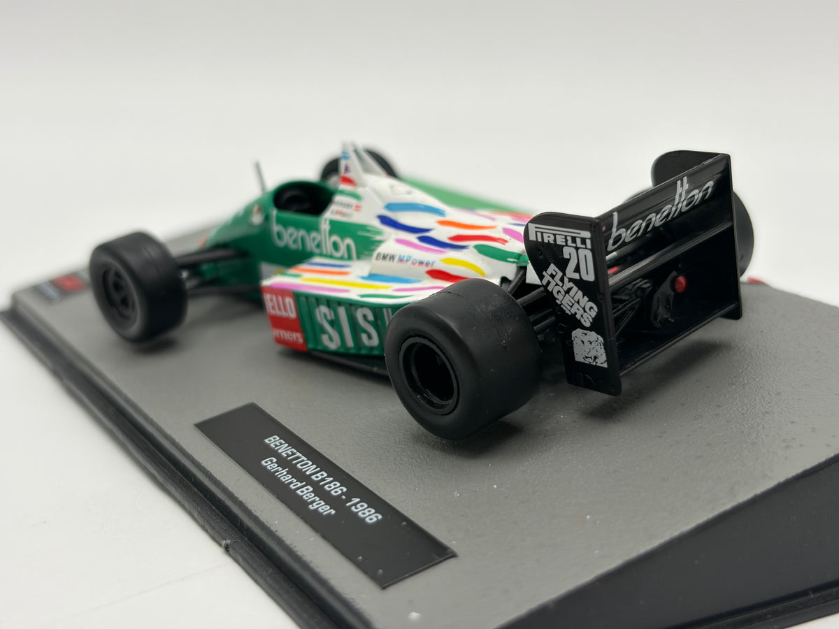 1/43 1986 Benetton B186 - Gerhard Berger | Model F1 Car