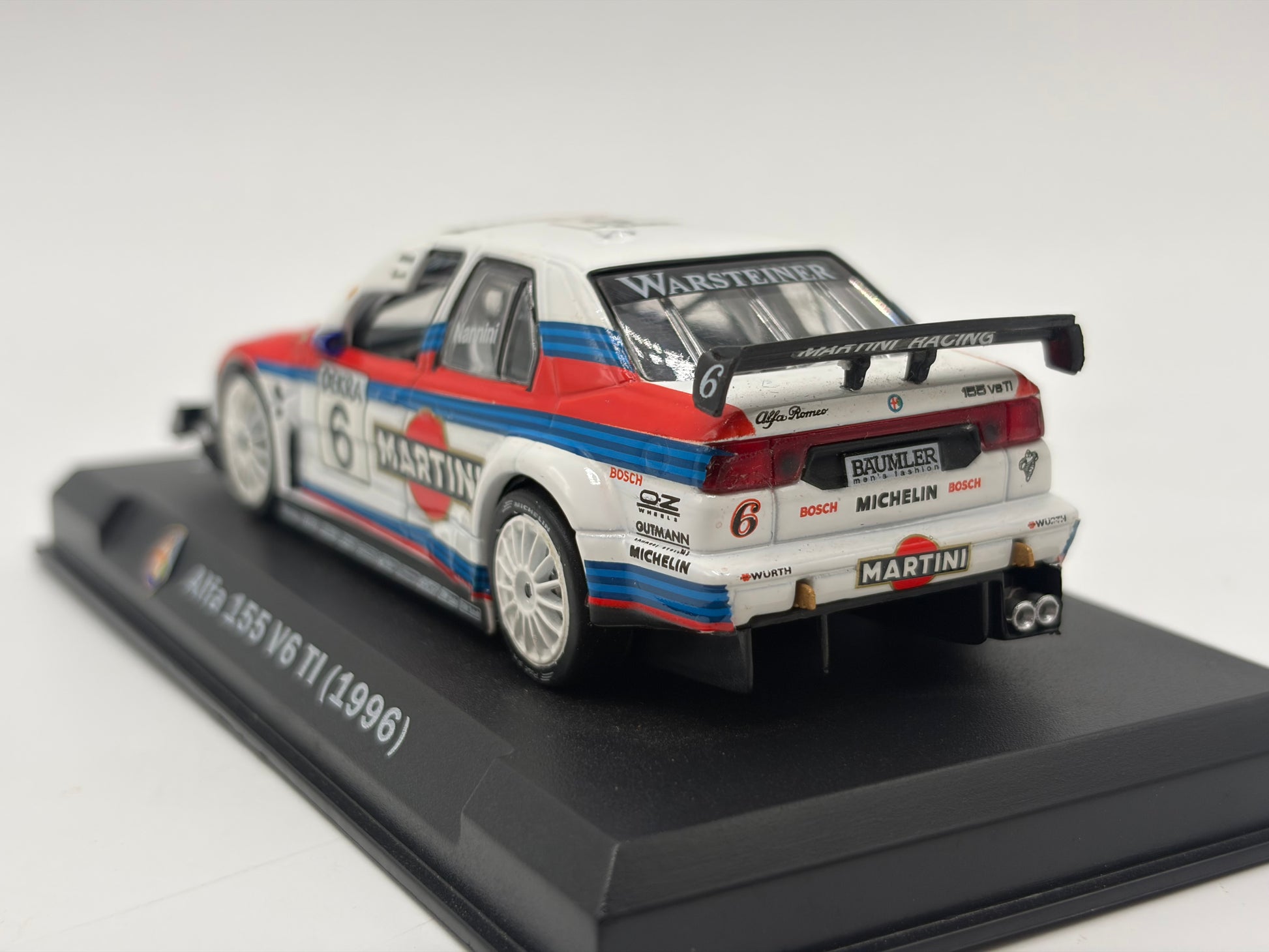 1/43 1996 Alfa Romeo 155 V6 TI - Alessandro Nannini - ITC | Model Car