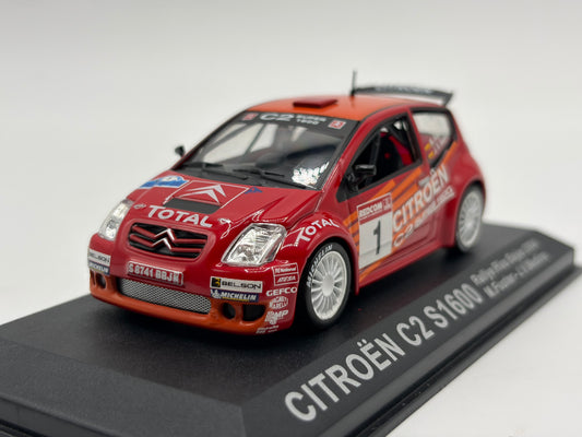 1/43 2004 Citroen C2 S1600 - Rallye Rias Bajas - Fuster / Medina | Model Rally Car