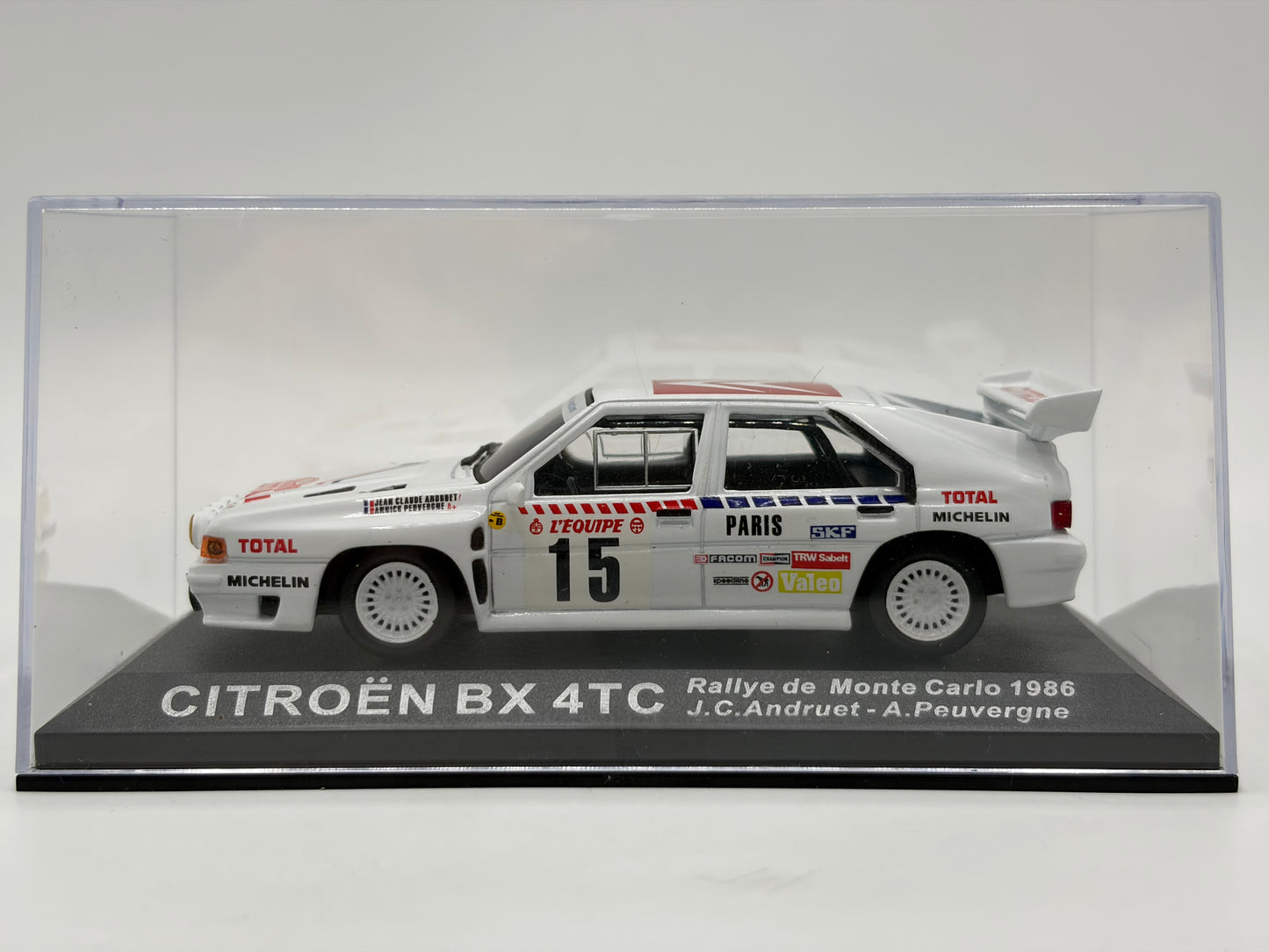 1/43 1986 Citroen BX 4TC - Monte Carlo Rally - Andruet / Peuvergne | Model Rally Car