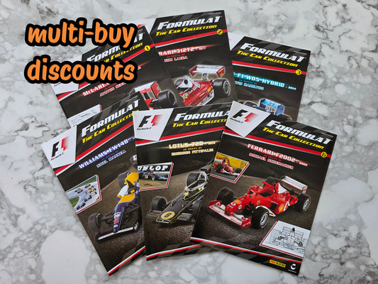 F1 Car Collection Magazines - Select Your Issue
