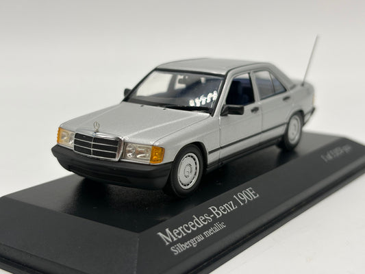 1/43 1984 Mercedes 190E - Silver - Minichamps | Model Car