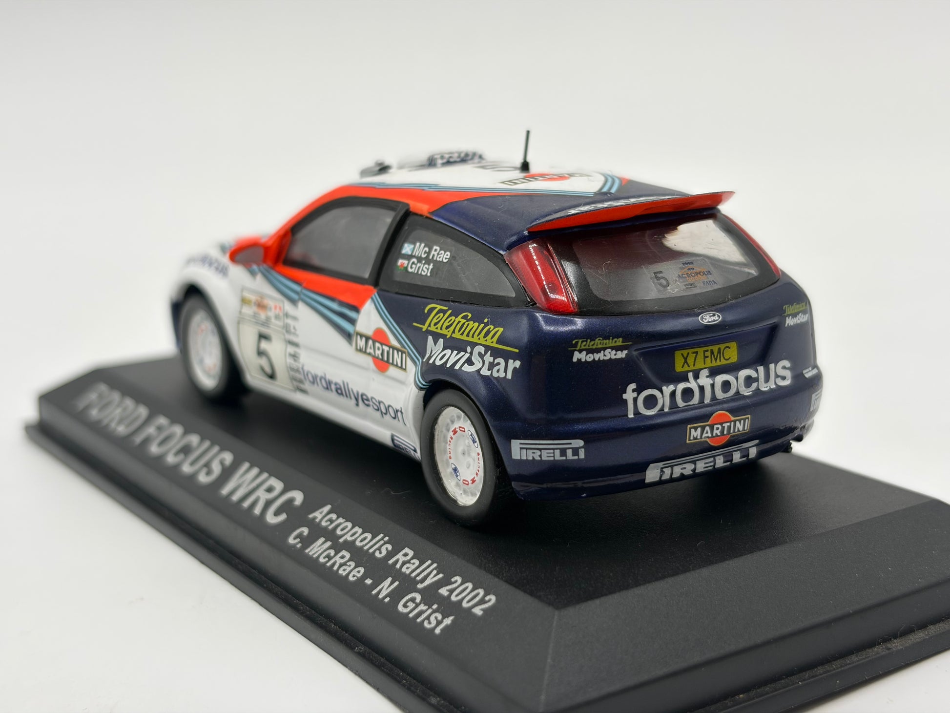 1/43 2002 Ford Focus WRC - Acropolis Rally - McRae / Grist | Model Rally Car