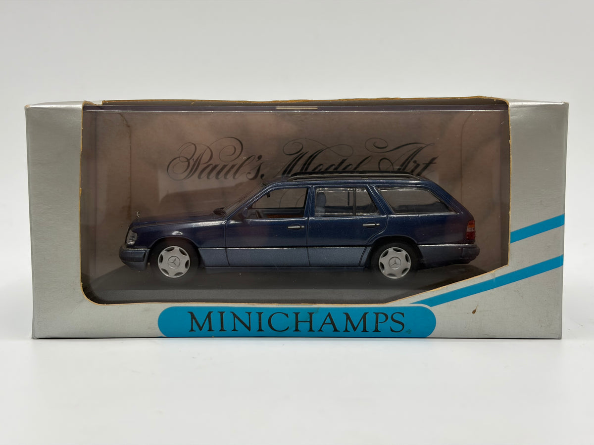 1/43 1993 Mercedes E-Class Break - Nautical Blue - Minichamps | Model Car