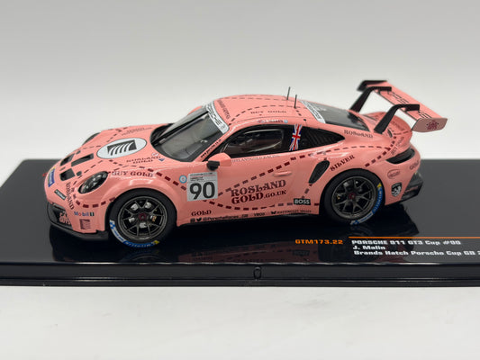 1/43 2023 Porsche 911 (992) GT3 Cup - Brands Hatch Porsche Cup GB - Josh Malin | Model Car