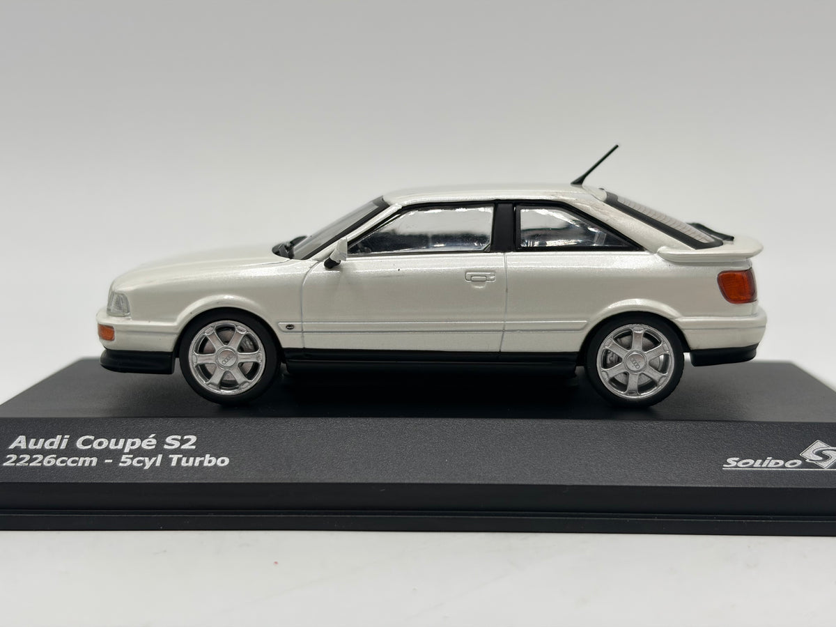 1/43 1992 Audi S2 Coupe - Pearl White - Solido | Model Car