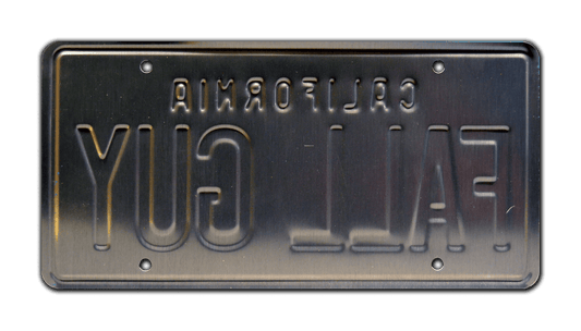 FALL GUY - Fall Guy - GMC Pickup | License Plate