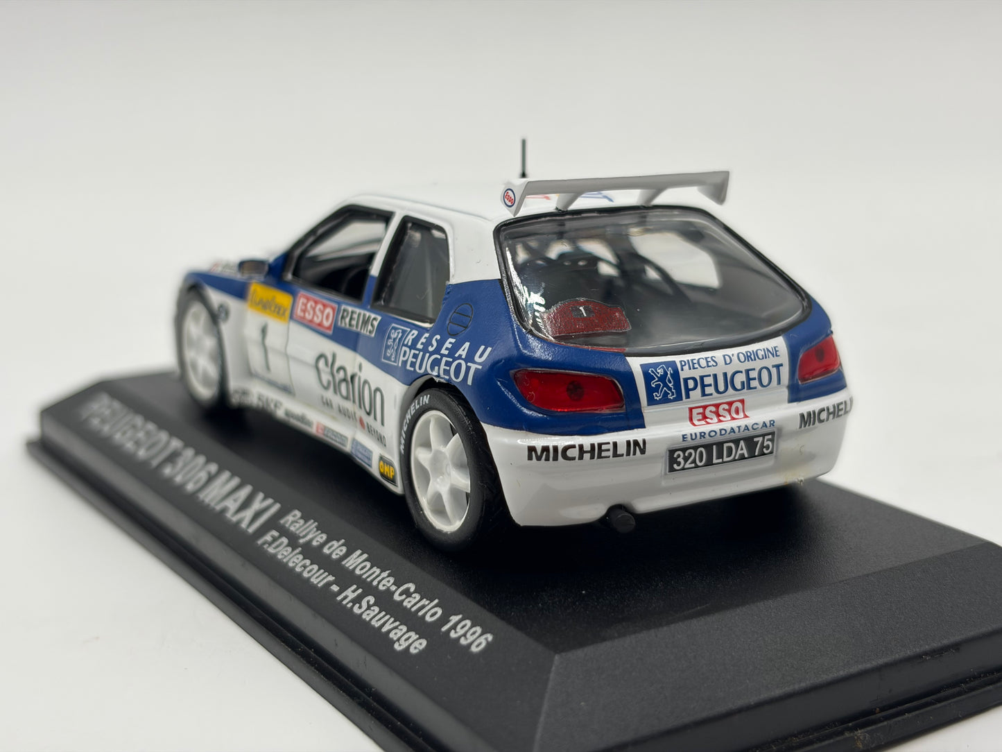 1/43 1996 Peugeot 306 Maxi - Monte Carlo Rally - Delecour / Sauvage | Model Rally Car
