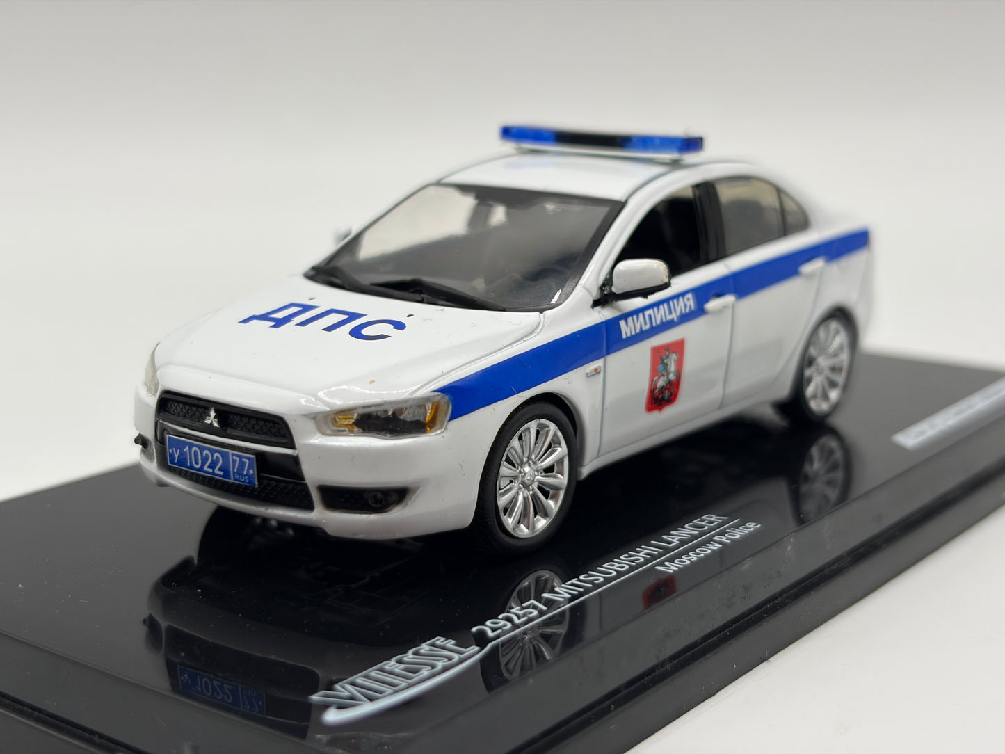 1/43 2009 Mitsubishi Lancer - Moscow Police | Model Police Car