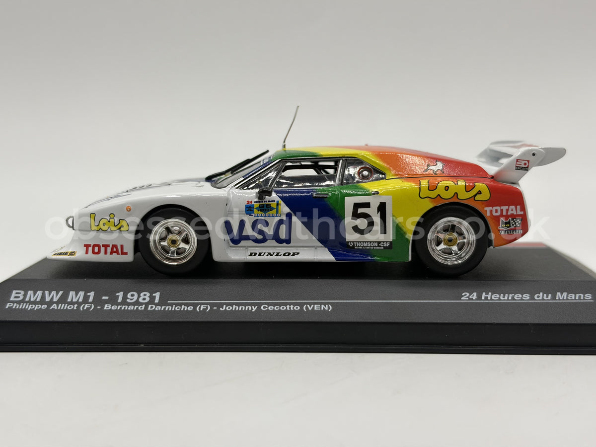 1/43 1981 BMW M1 - Alliot / Darniche / Cecotto | Model Le Mans Car