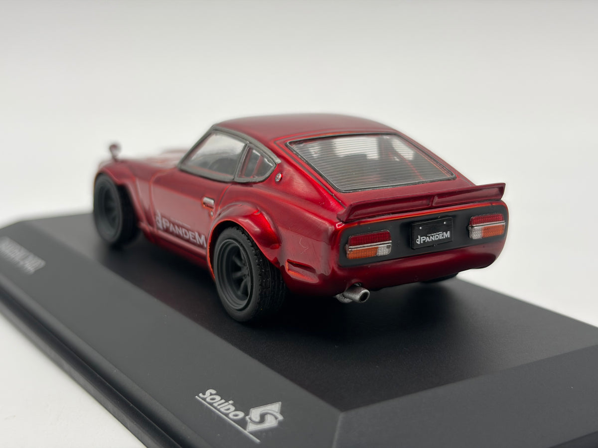 1/43 1973 Pandem Datsun 240Z Rocket Bunny - Red - Solido | Model Car
