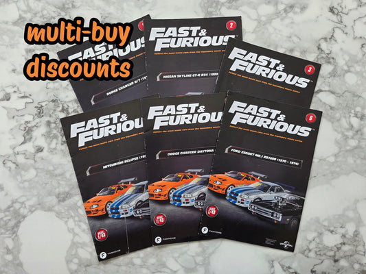 Fast & Furious Car Collection Magazines - Select Your Issue