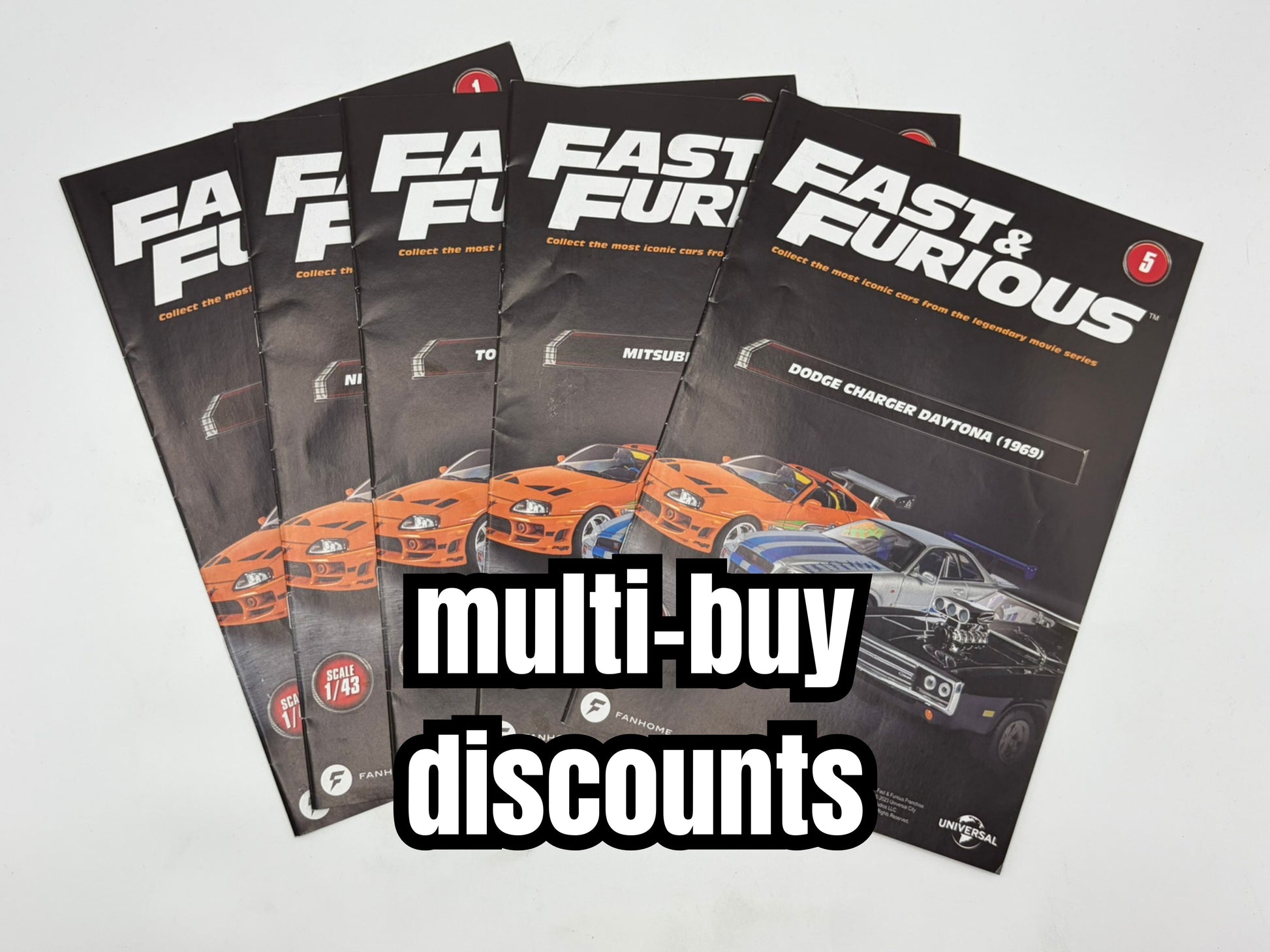 Fast & Furious Car Collection Magazines - Select Your Issue