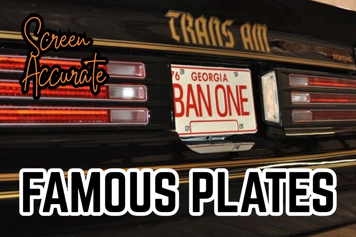 TV & Movie Number Plates