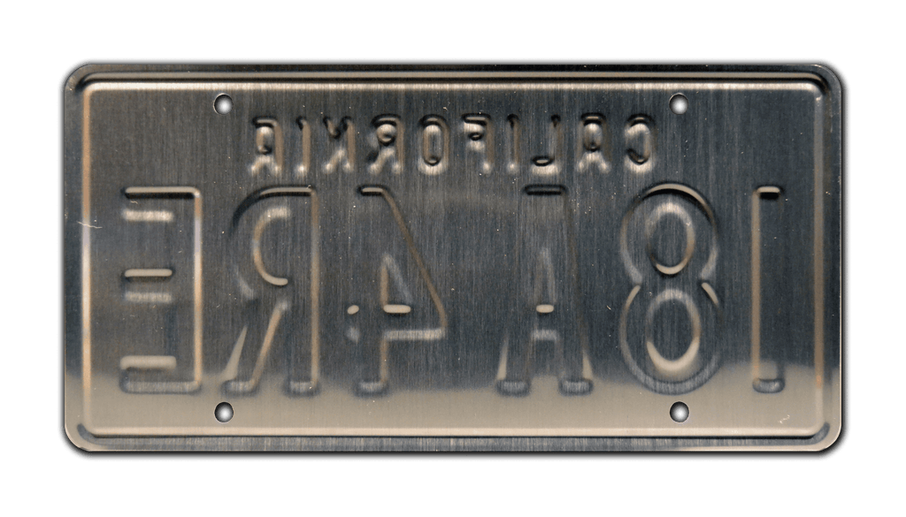 I8A 4RE - 90210 - Steve's Corvette | License Plate