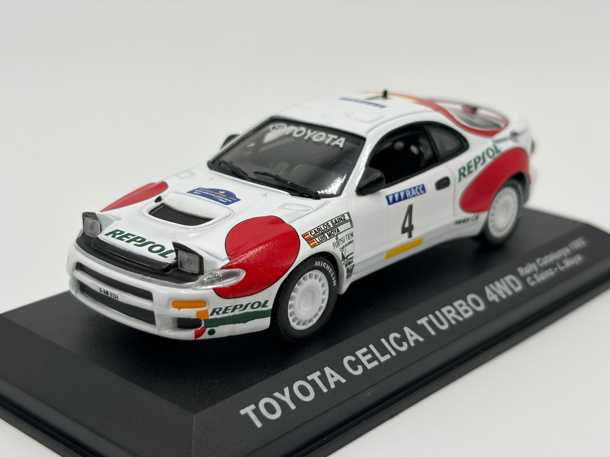 1/43 1992 Toyota Celica Turbo 4WD - Rally Catalunya - Sainz / Moya | Model Rally Car