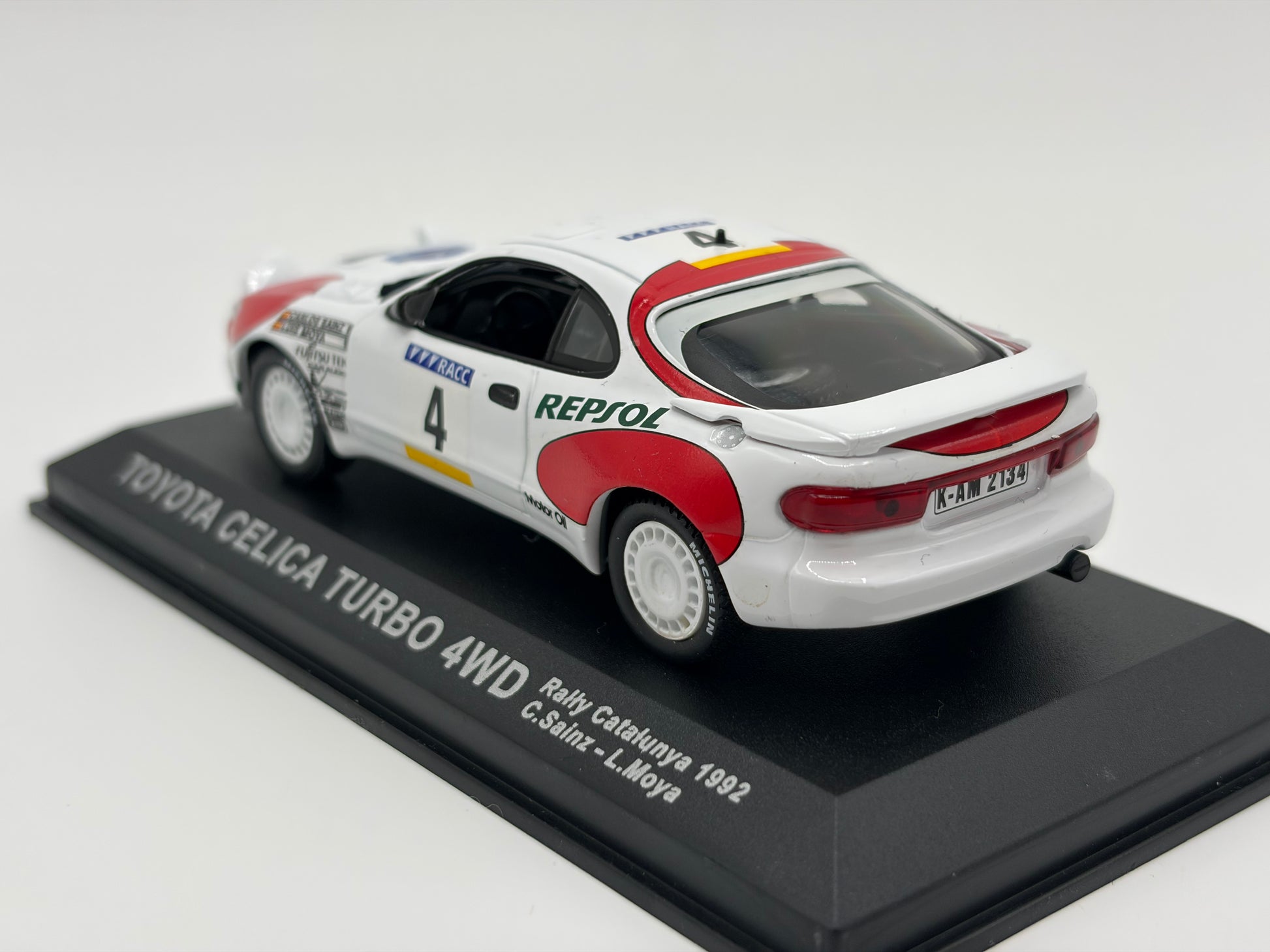 1/43 1992 Toyota Celica Turbo 4WD - Rally Catalunya - Sainz / Moya | Model Rally Car