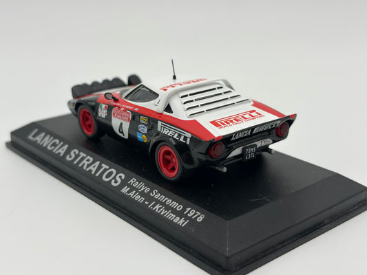 1/43 1978 Lancia Stratos - Sanremo Rally - Alen / Kivimaki | Model Rally Car