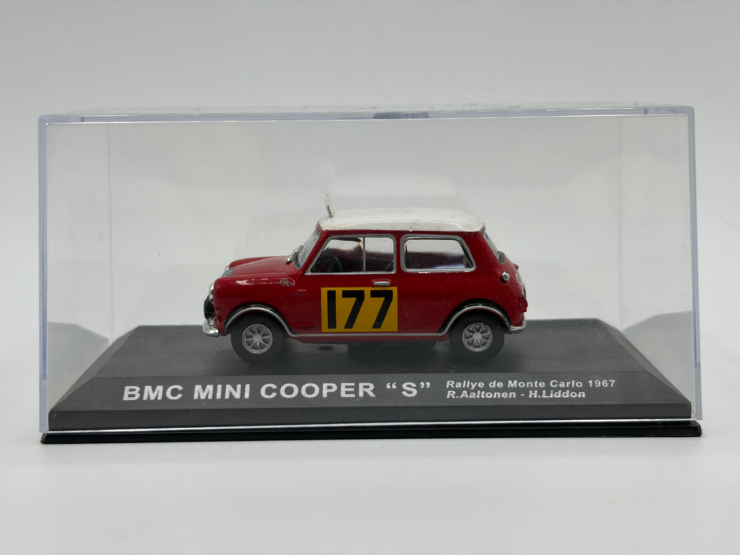 1/43 1967 BMC Mini Cooper S - Monte Carlo Rally - Aaltonen / Liddon | Model Rally Car
