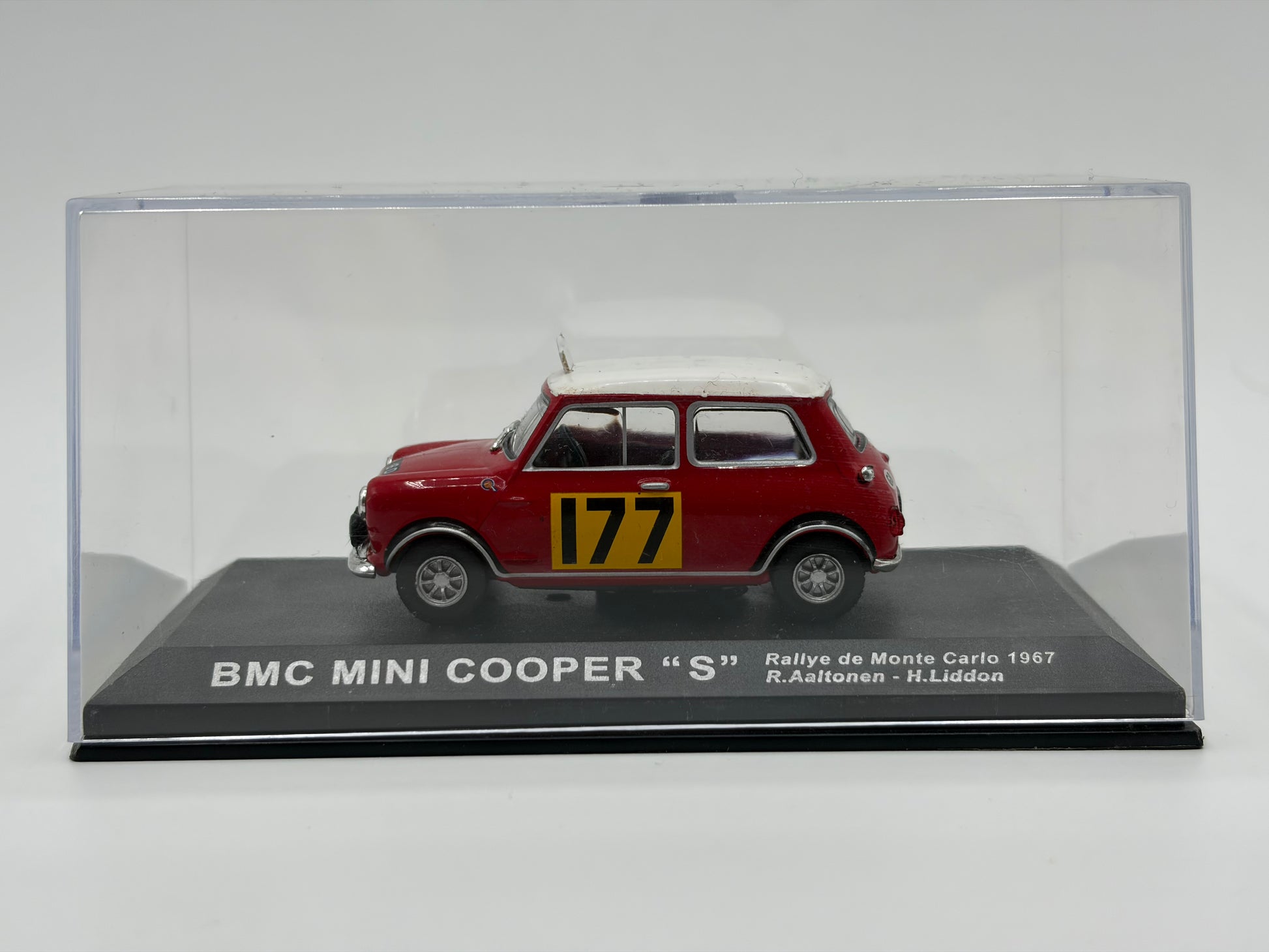 1/43 1967 BMC Mini Cooper S - Monte Carlo Rally - Aaltonen / Liddon | Model Rally Car