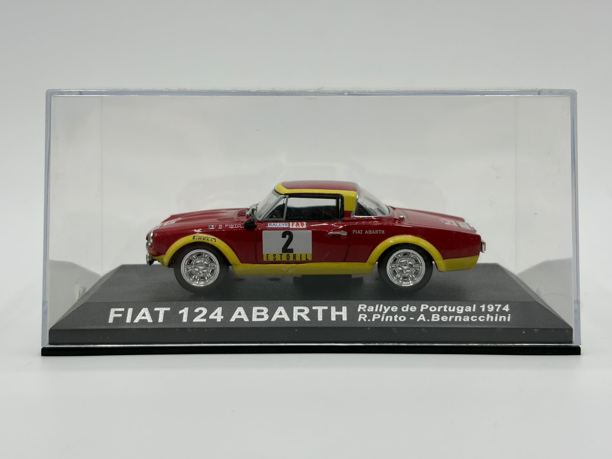1/43 1974 Fiat 124 Abarth - Rallye de Portugal - Pinto / Bernacchini | Model Rally Car
