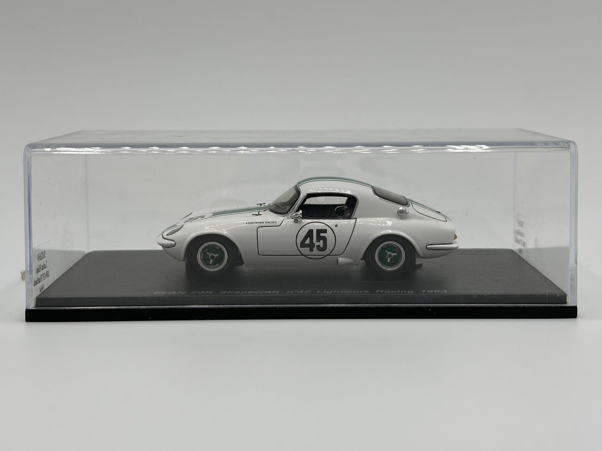 1/43 1963 Lotus Elan 26R Shapecraft - Lightwork Racing - Spark | Model Car