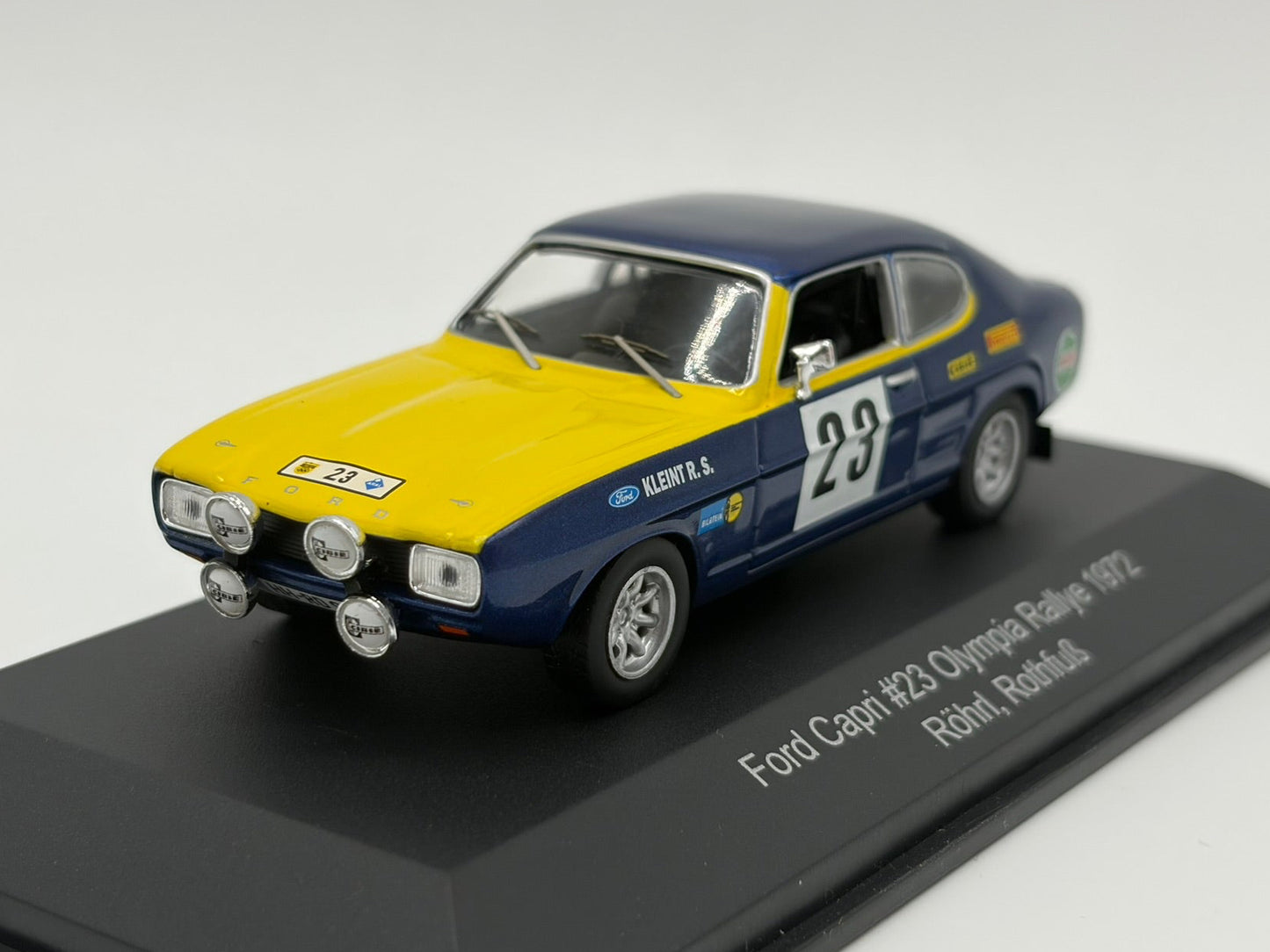 1/43 1972 Ford Capri 2600 RS - Olympia Rally - Röhrl / Rothfuß - CMR | Model Rally Car