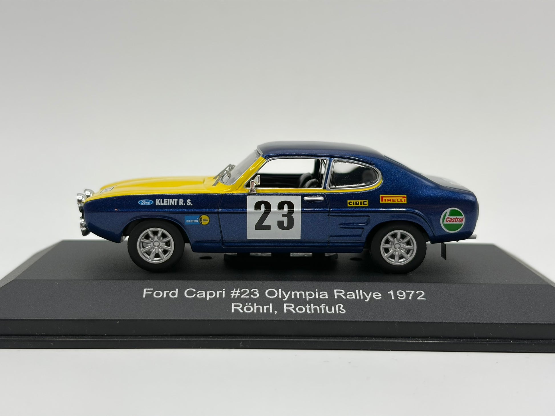 1/43 1972 Ford Capri 2600 RS - Olympia Rally - Röhrl / Rothfuß - CMR | Model Rally Car
