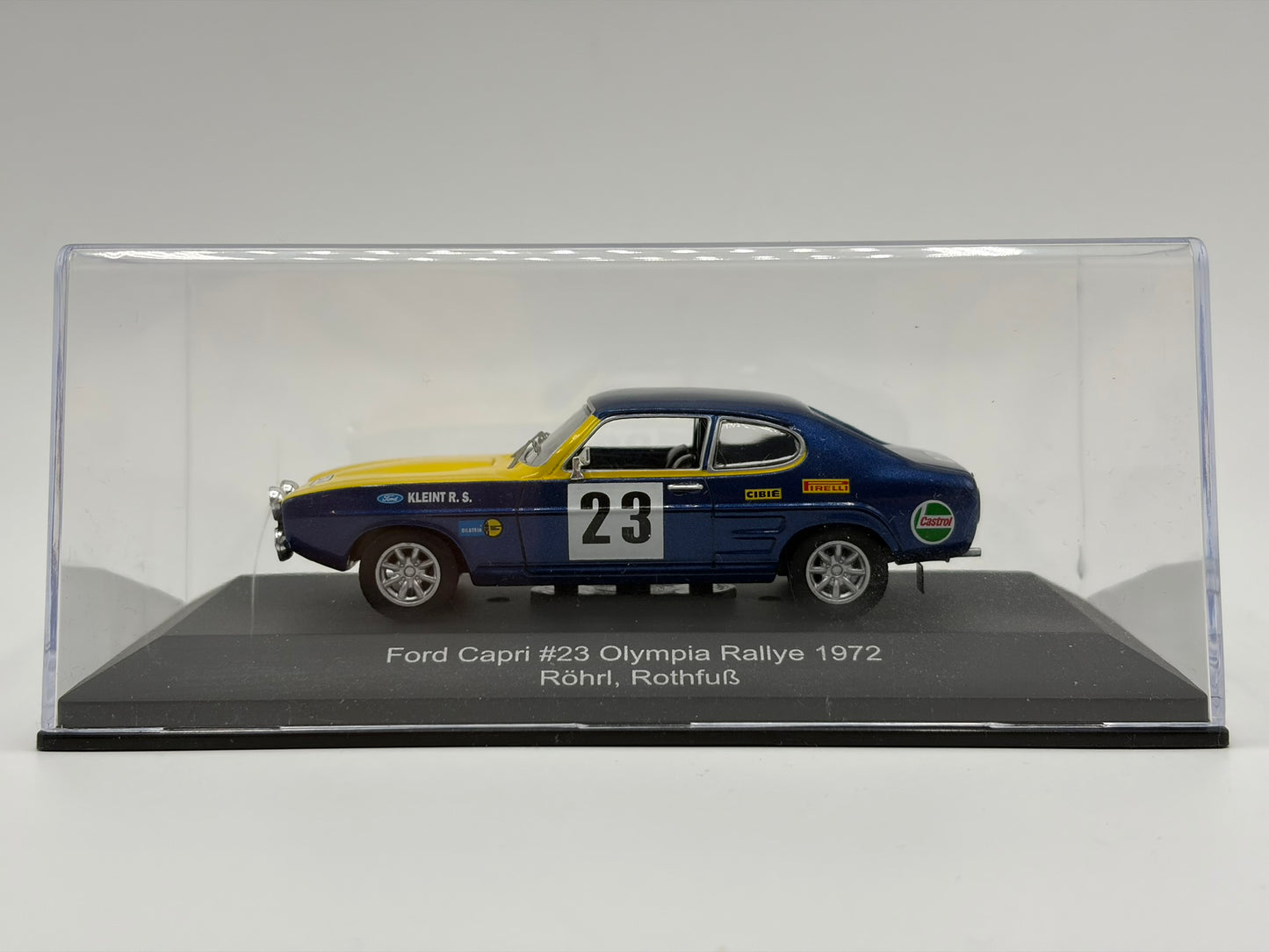 1/43 1972 Ford Capri 2600 RS - Olympia Rally - Röhrl / Rothfuß - CMR | Model Rally Car