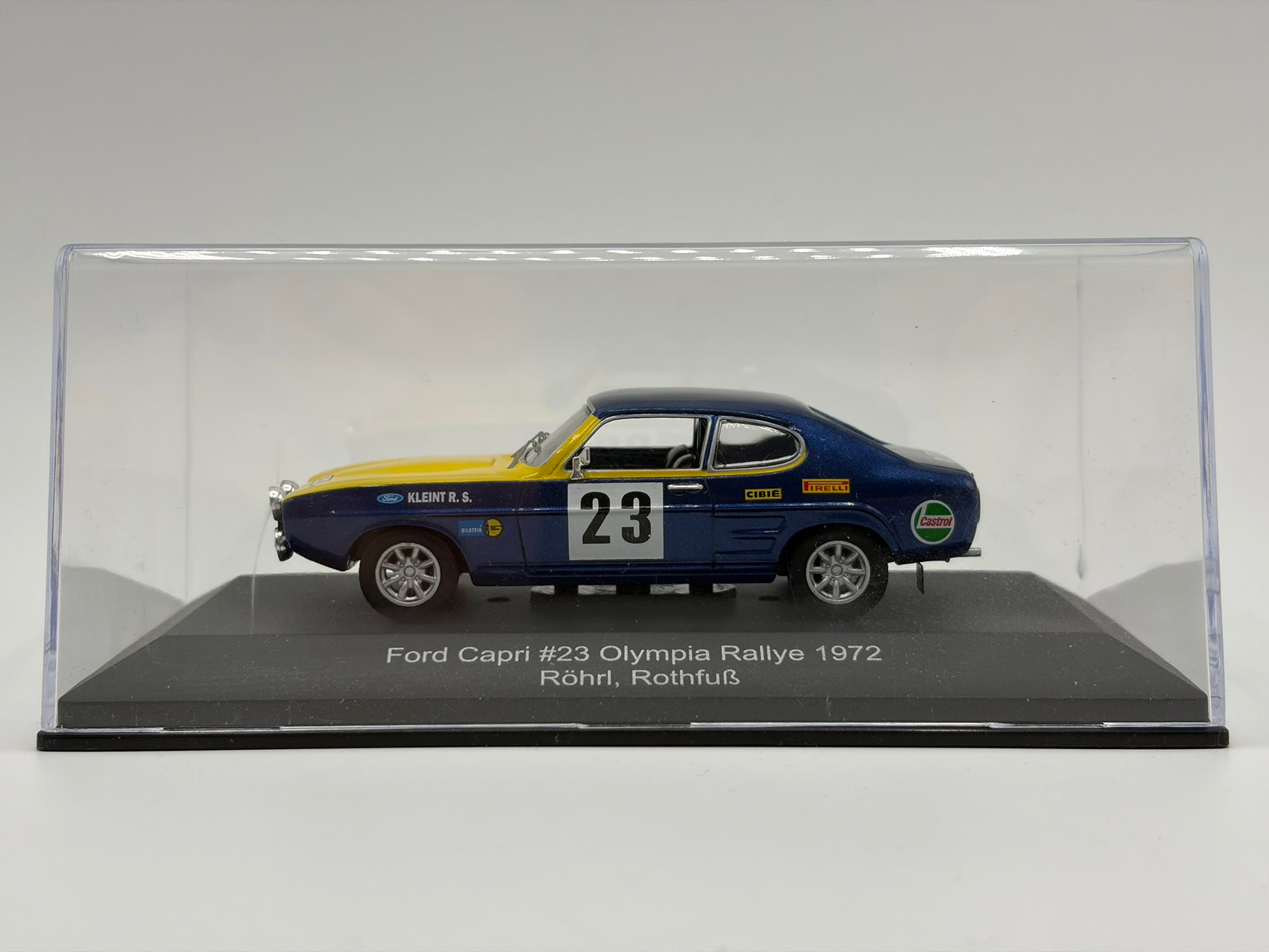 1/43 1972 Ford Capri 2600 RS - Olympia Rally - Röhrl / Rothfuß - CMR | Model Rally Car