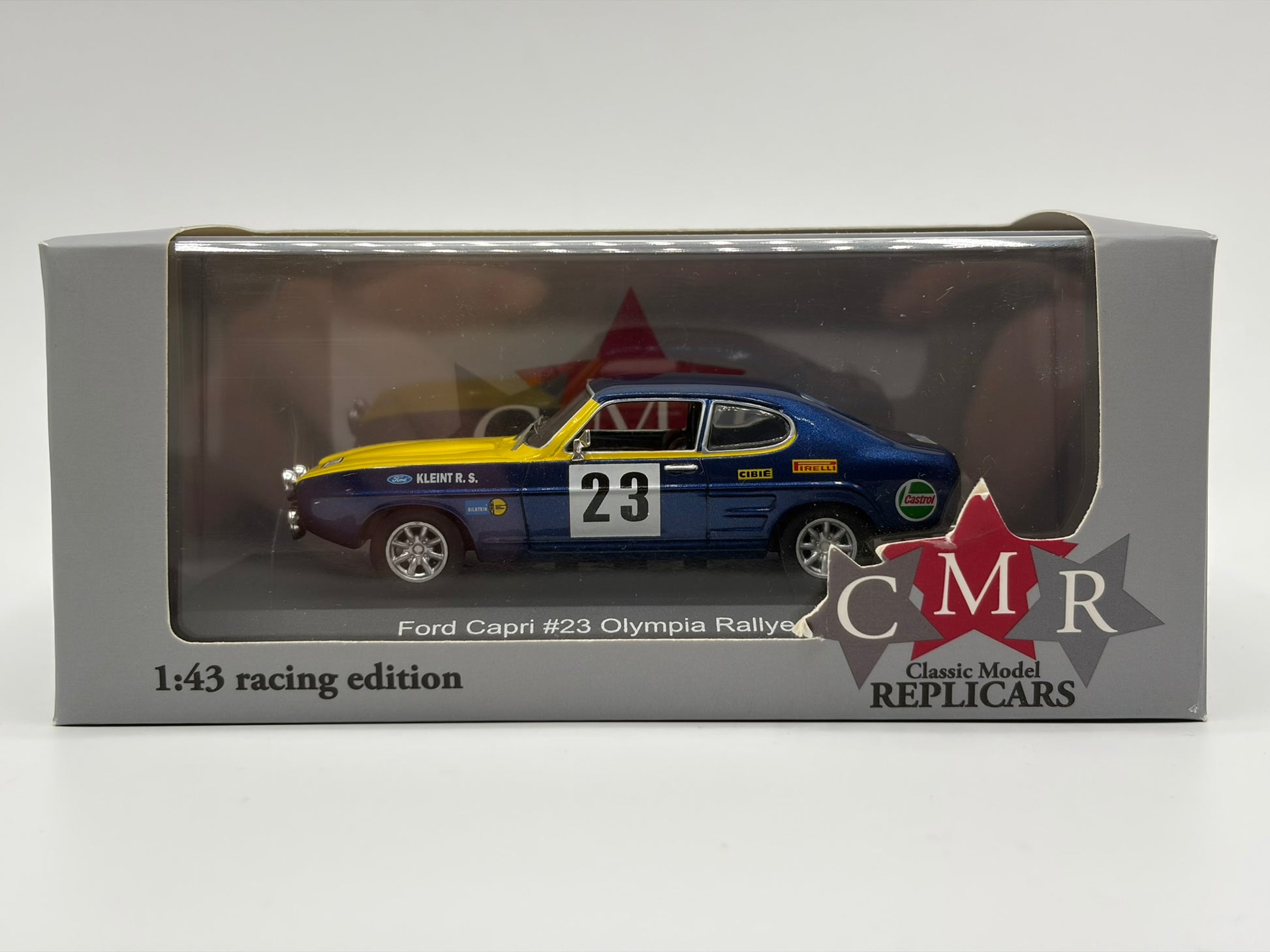 1/43 1972 Ford Capri 2600 RS - Olympia Rally - Röhrl / Rothfuß - CMR | Model Rally Car