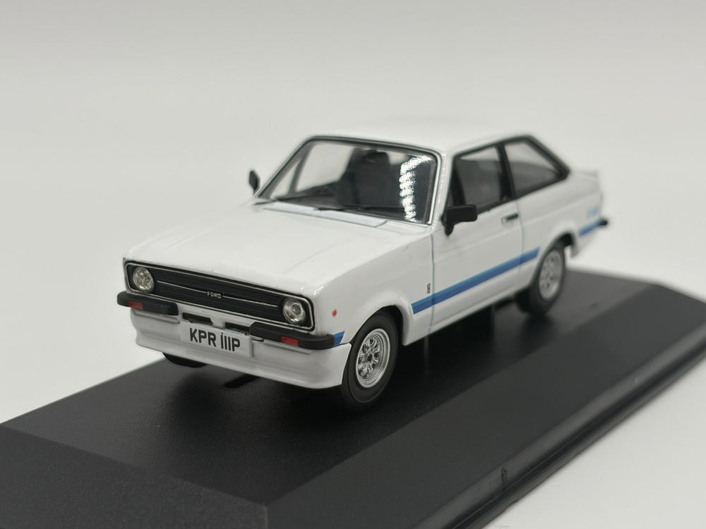 1/43 1975 Ford Escort RS1800 - Diamond White | Corgi Vanguards | Model Car