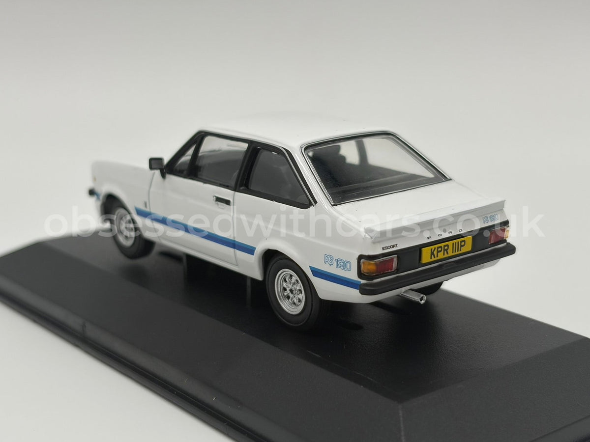 Corgi VA12624 Ford Escort MK2 RS1800 – Druckguss-Modell 1:43 In Diamond White – Sammlerstück Corgi VA12624 Ford Escort MK2 RS1800 – Druckguss-Modell 1:43 In Diamond White – Sammlerstück