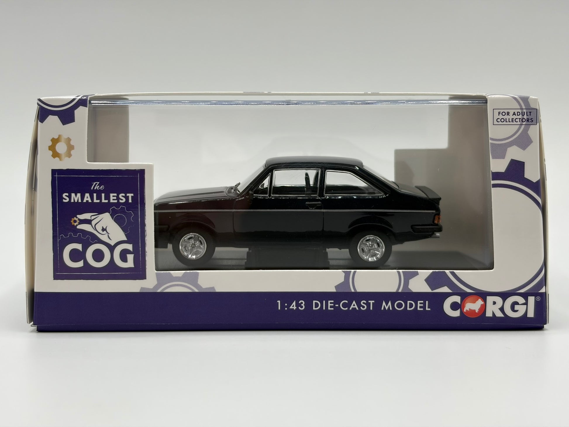 1/43 1979 Ford Escort RS2000 - Richard Hammond / Smallest Cog - Corgi Vanguards | Model Car