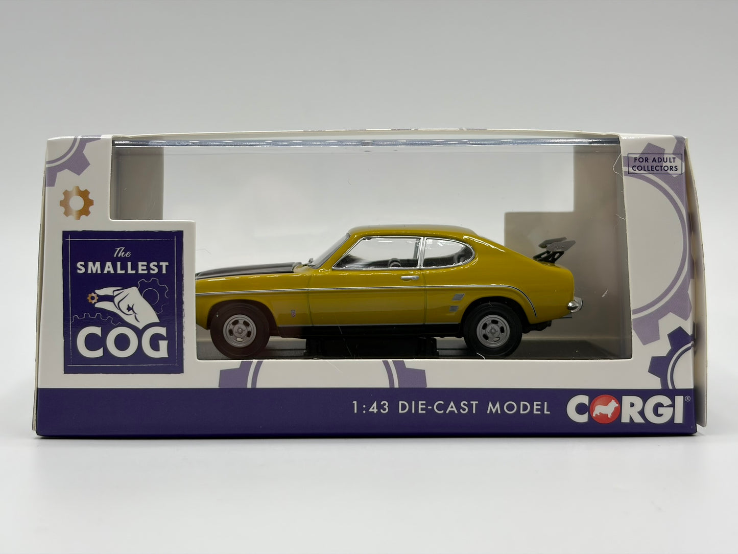1/43 1974 Ford Capri 3.0 GXL - Richard Hammond / Grand Tour - Corgi Vanguards | Model Car