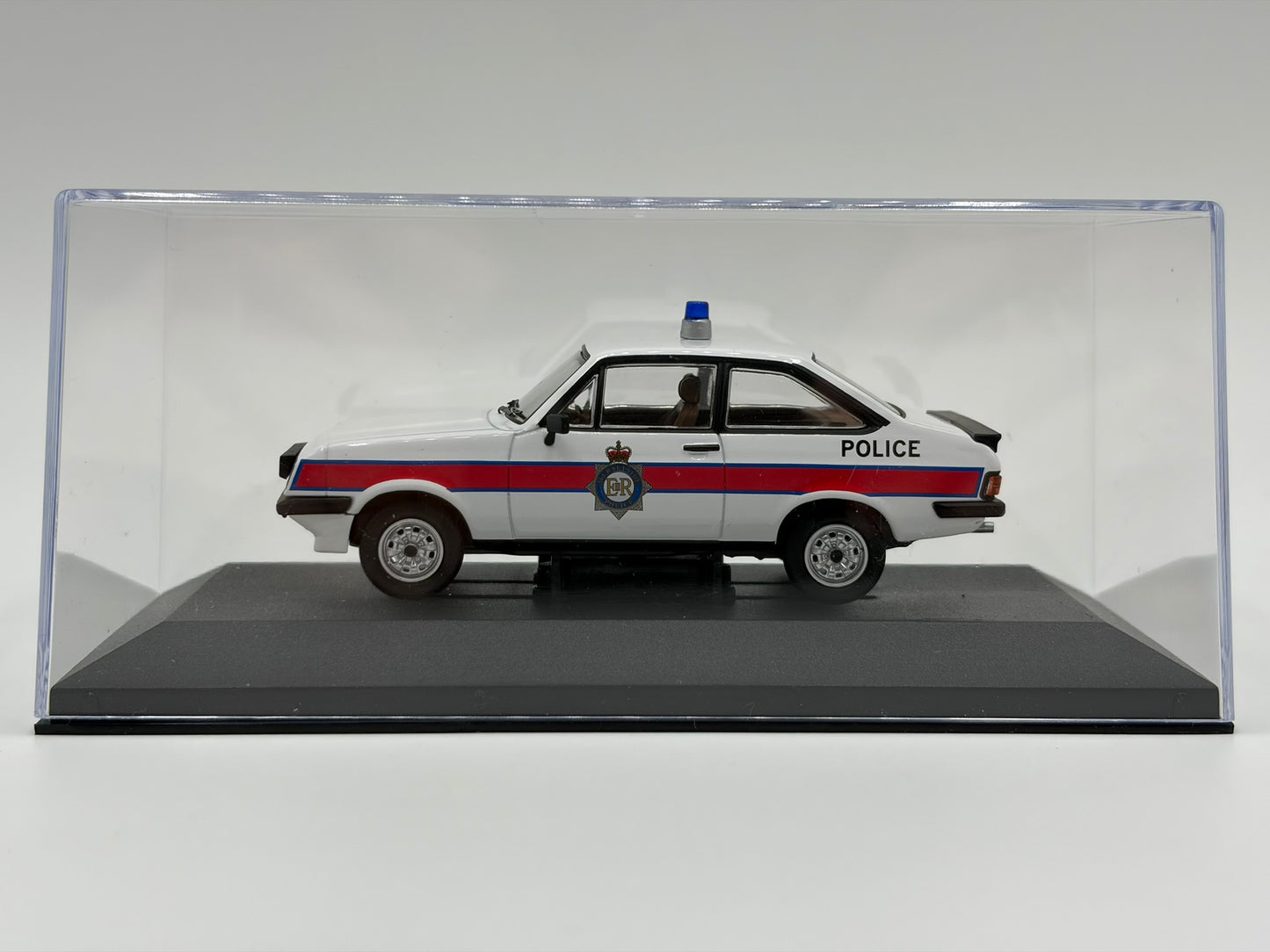 1/43 1981 Ford Escort Mk2 RS2000 - Merseyside Police - Corgi Vanguards | Model Police Car