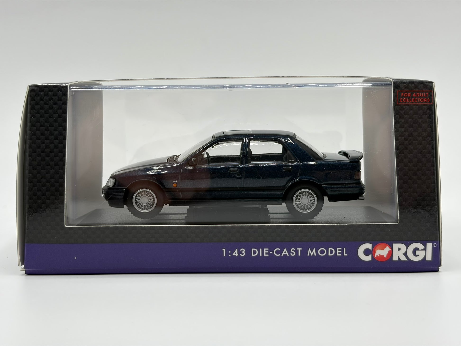 1/43 1993 Ford Sierra Sapphire RS Cosworth - Mallard Green | Corgi Vanguards | Model Car